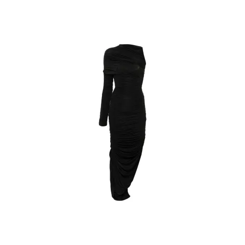 Mugler Long-Sleeved Dresses Women's Black