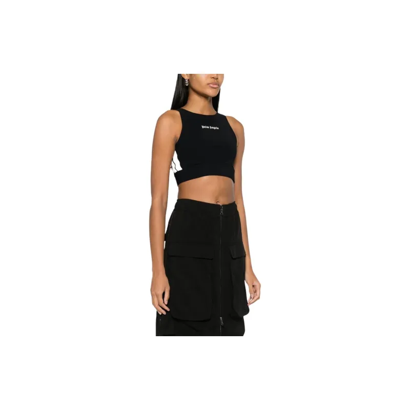 PALM ANGELS Logo Printed Sports Top-3