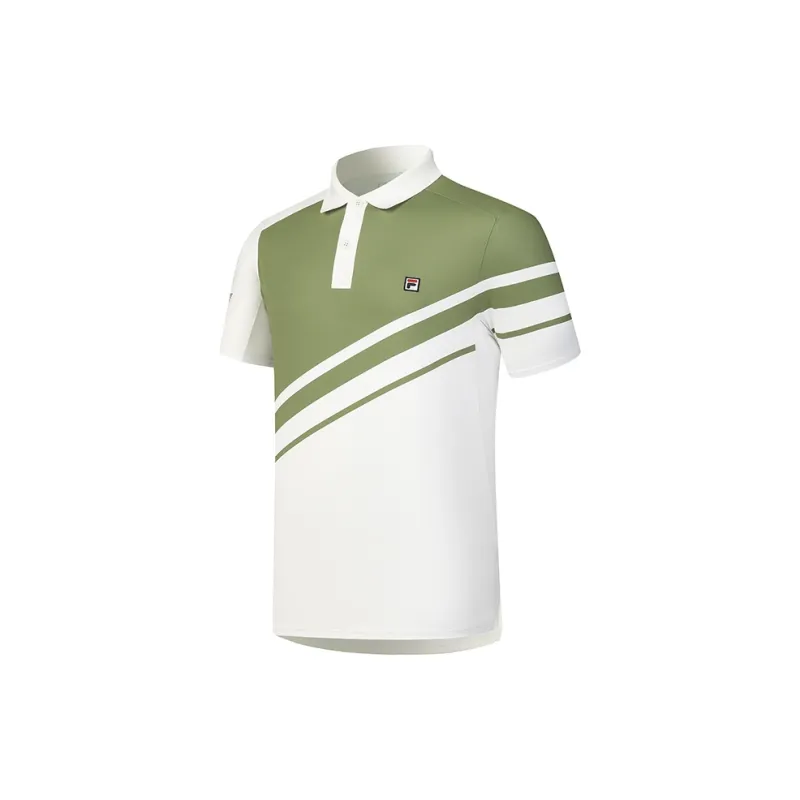 FILA Polo Shirt Men's Starlight White-1