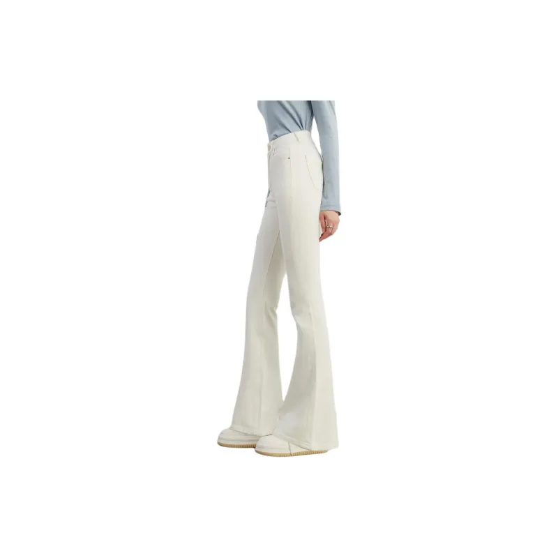DPLAY Jeans Women's Trendy White-2