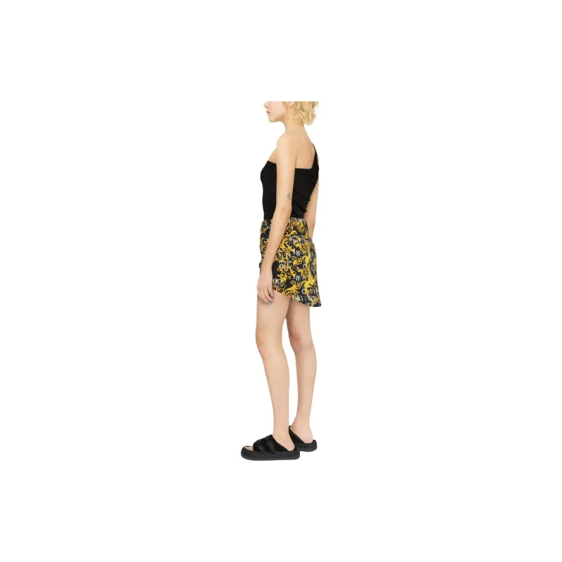 VERSACE JEANS COUTURE Casual Short Skirts Women's Black-3