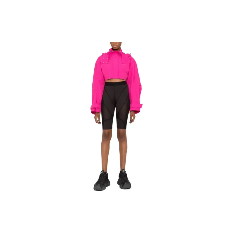 Mcq Panelled Biker style Shorts-1