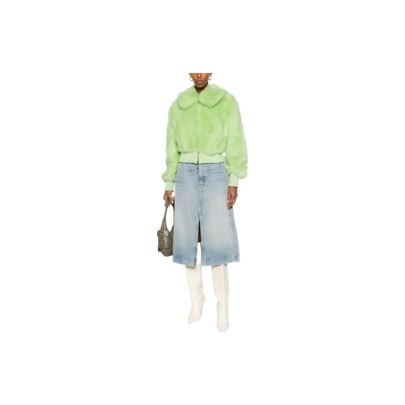 Blumarine Shearling Bomber Jacket-1