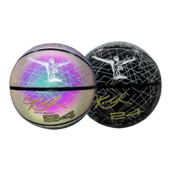 UMA PU Basketball Dazzling Color Purple Dazzle Black Size 7 Reflective Unisex