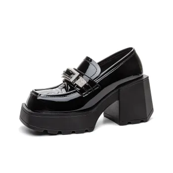 Shoe Cabinet Floral Language Casual Single Shoes 9cm Women's