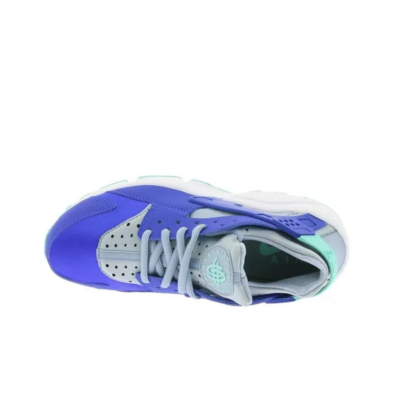 Nike Air Huarache Run Slip Resistant Low Top Casual Running Shoes Unisex Blue-3