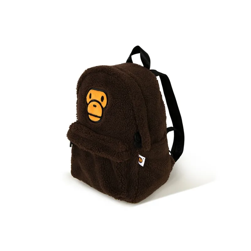 BABY MILO STORE BY A BATHING APE Fabric Backpack Regular Unisex Light Brown/Dark Brown-6