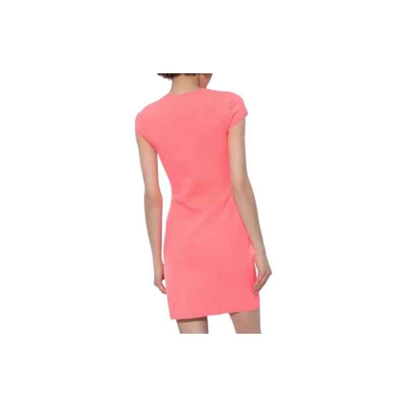 Victoria Beckham Cap Sleeved Knitted Mini Dress-3