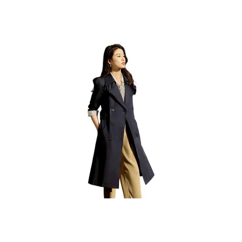 Yi Mengyuan Trench Coat Women's-4