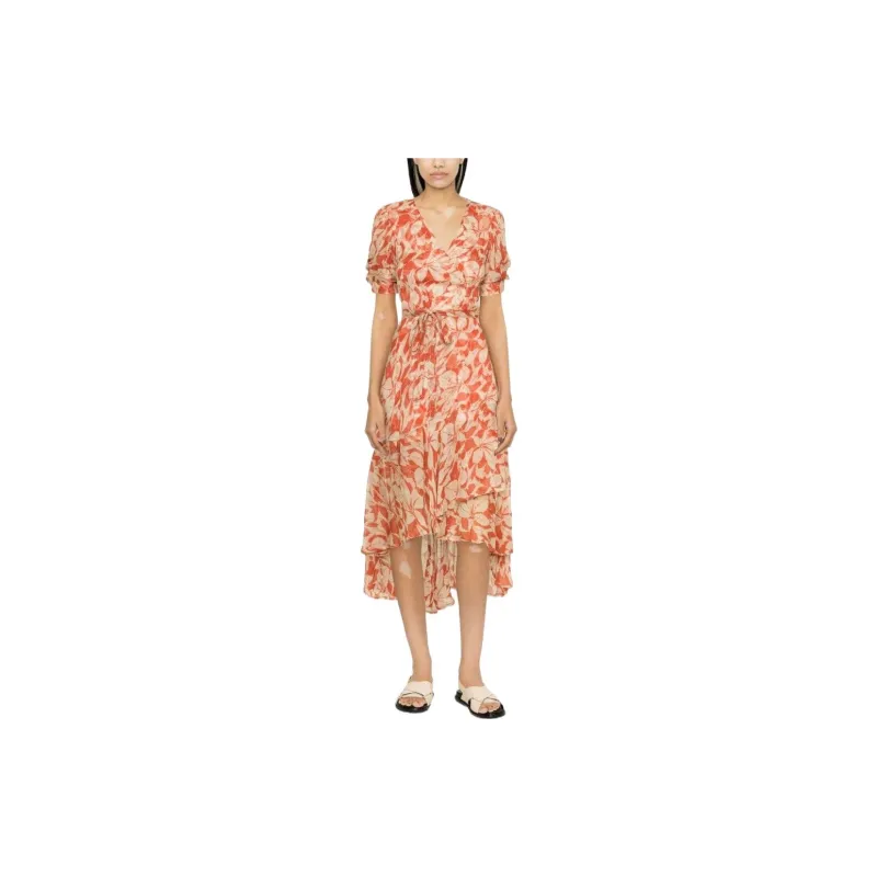 Polo Ralph Lauren Ditsy-Sunflower Midi-dress-1