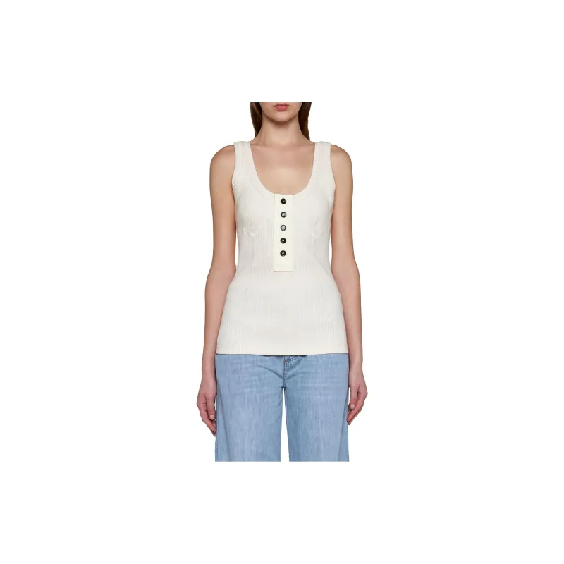 Bottega Veneta SS24 Tank Tops Women's White-2