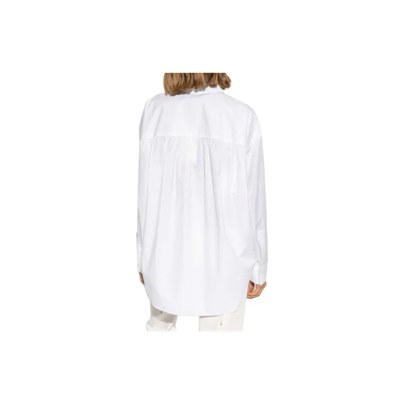MARNI Logo Embroidered Long Sleeved Shirt-2
