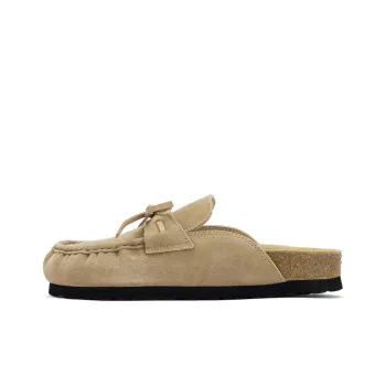 73Hours Rubber Sole Slip Resistant Wrap toe Slippers Women's Khaki