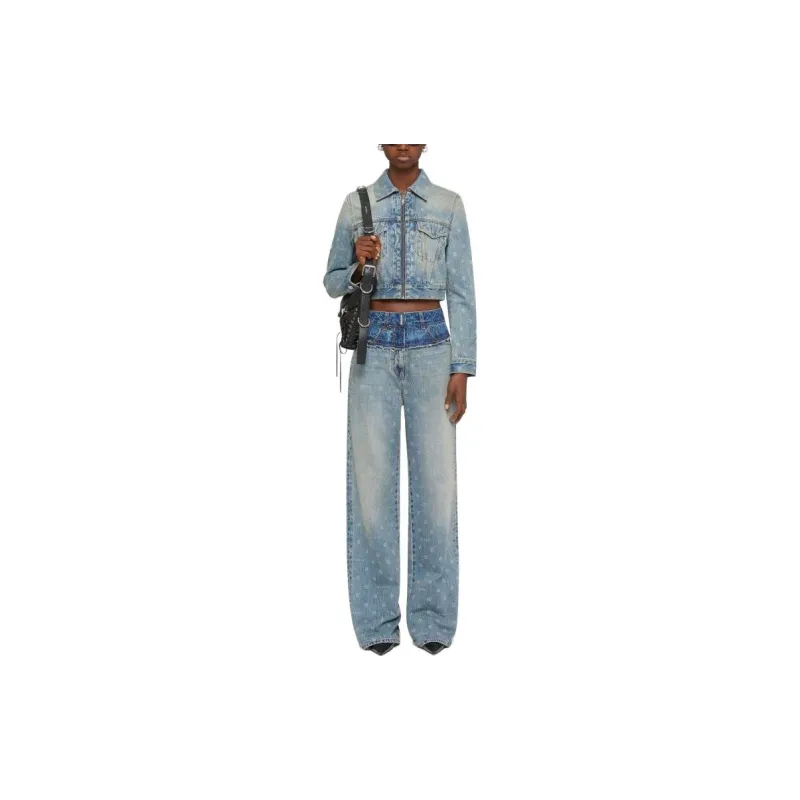GIVENCHY FW23 Denim Jacket Women's Blue-1