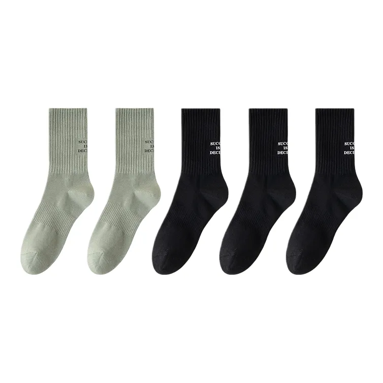 Lan Miao Mid Calf Socks Unisex 5 Pack-5