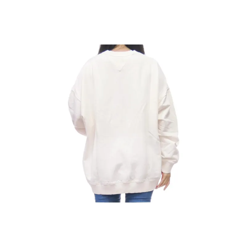 Tommy Hilfiger Sweatshirt Women's Gray White-3