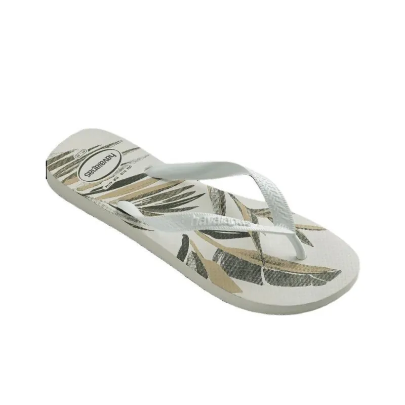 Havaianas Rubber Sole Abrasion Resistant Flip Flops Unisex Gray-3