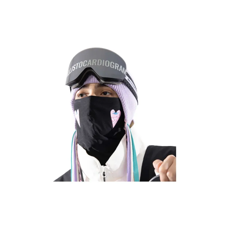Ballistocardiogram Ski Protective Gears Polyester Elastane Face Mask Unisex-2