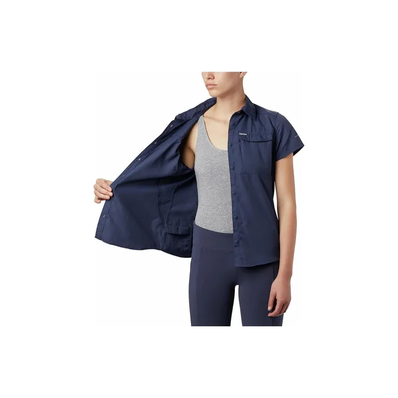 Columbia Silver Ridge Shirts Women's Blue-2
