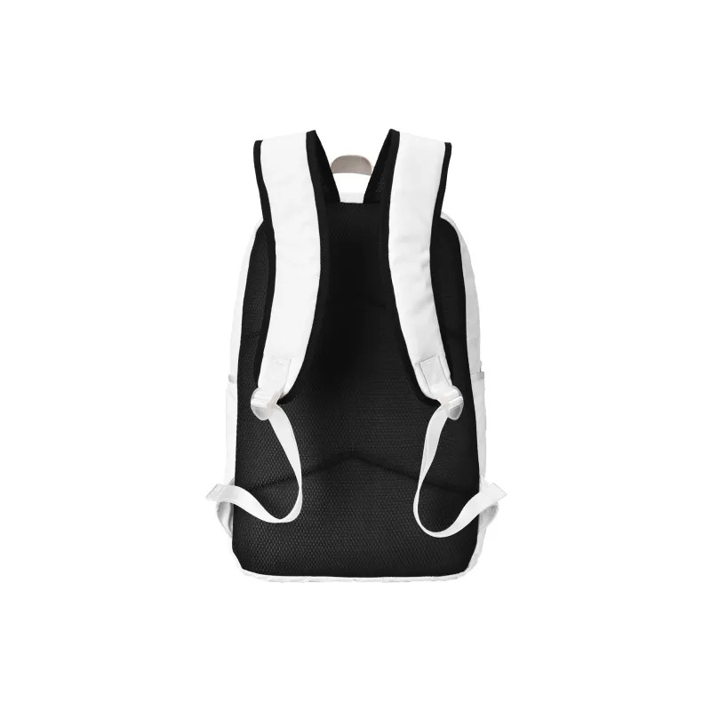 HINY Polyester Student Backpack Regular Unisex White-2