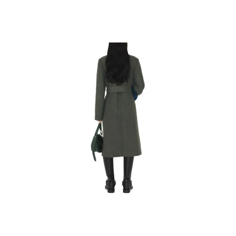 Burberry Single breasted Wool Coat-2