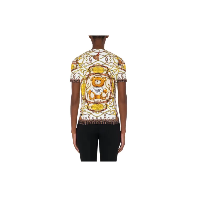 MOSCHINO T Shirts Women's Yellow-2