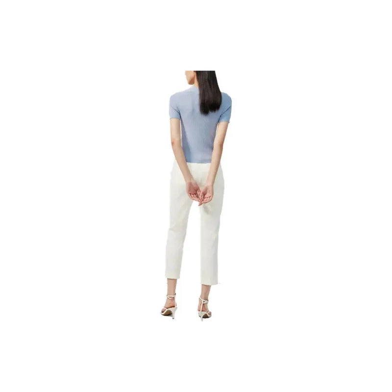CLUB MONACO Regular T-Shirt Women's Light Blue-3