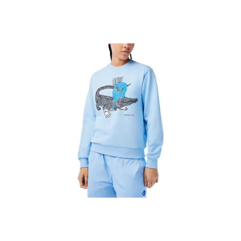 LACOSTE Sweatshirt Women's Blue-2