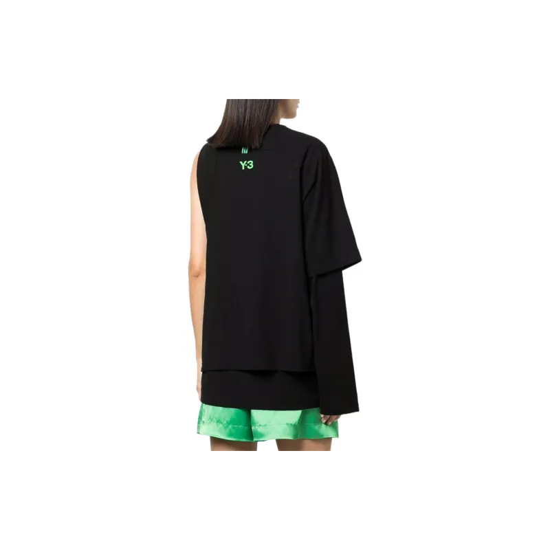 Y 3 One Sleeve Layered Top-4