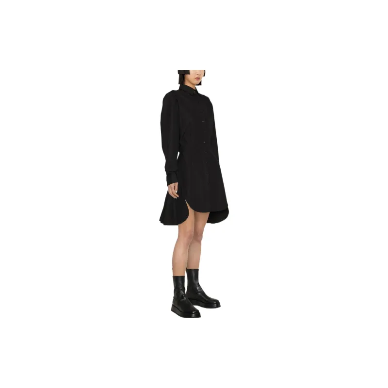 Alaia Long-Sleeved Dresses Women's Black-3