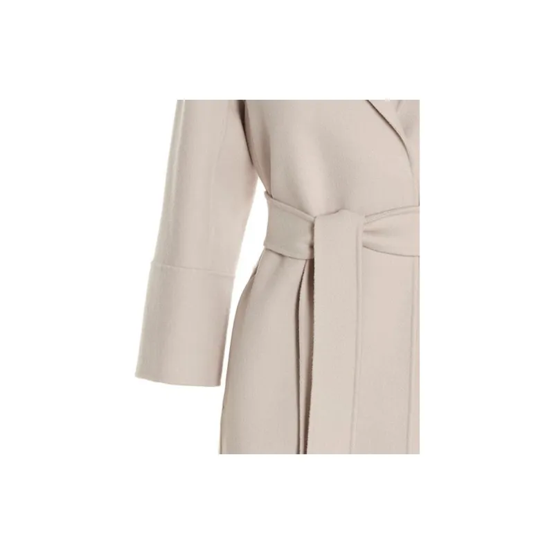 MaxMara Arona Belted Long-Sleeved Coat-2