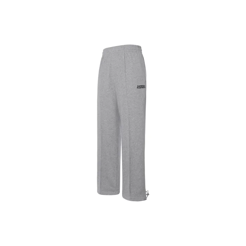 Anta Running Collection Casual Pants Unisex Gray Heather Gray-1