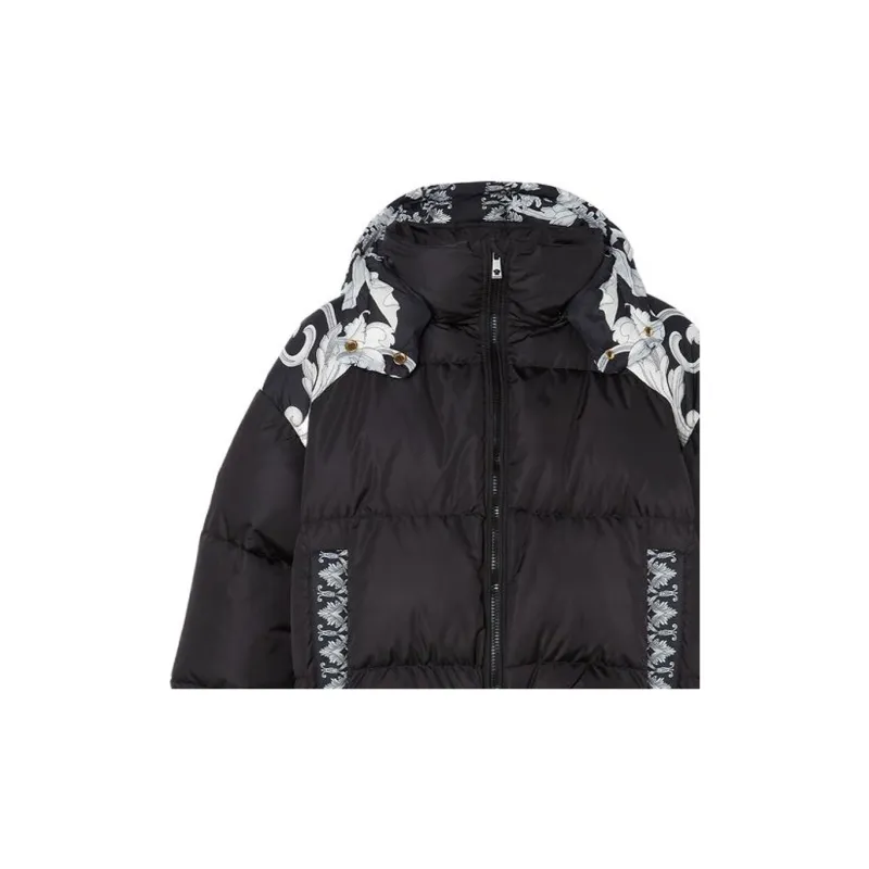 VERSACE Down Jackets Women's Black-4