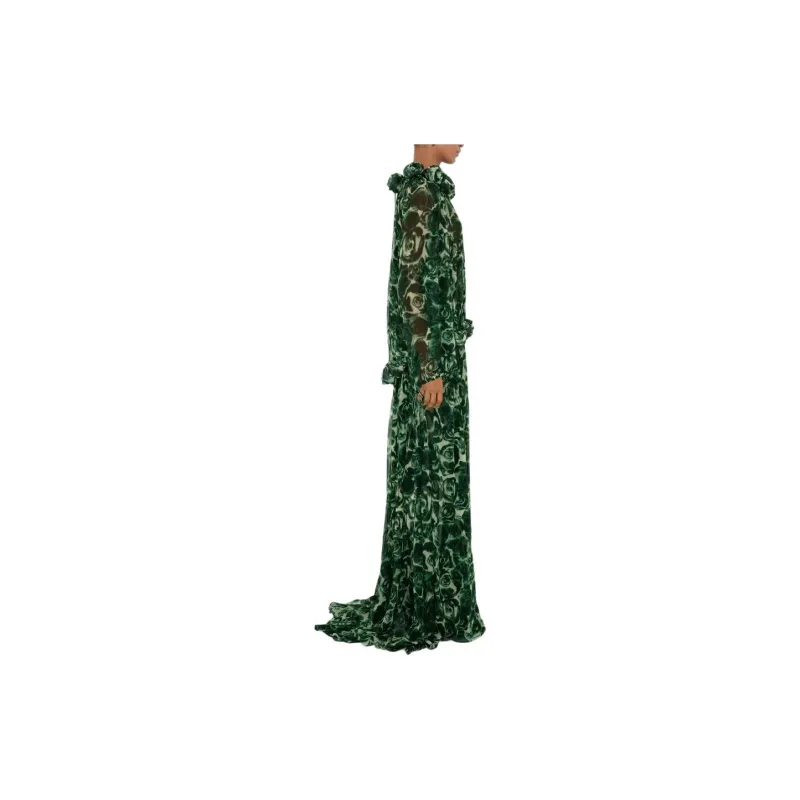 Burberry FW24 Long-Sleeved Dresses Women's Ivy Color-4