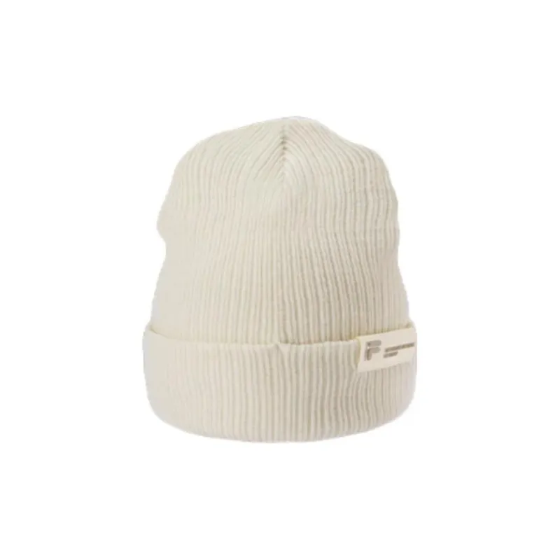 FILA FUSION Acrylic Beanies Unisex Vanilla White-2