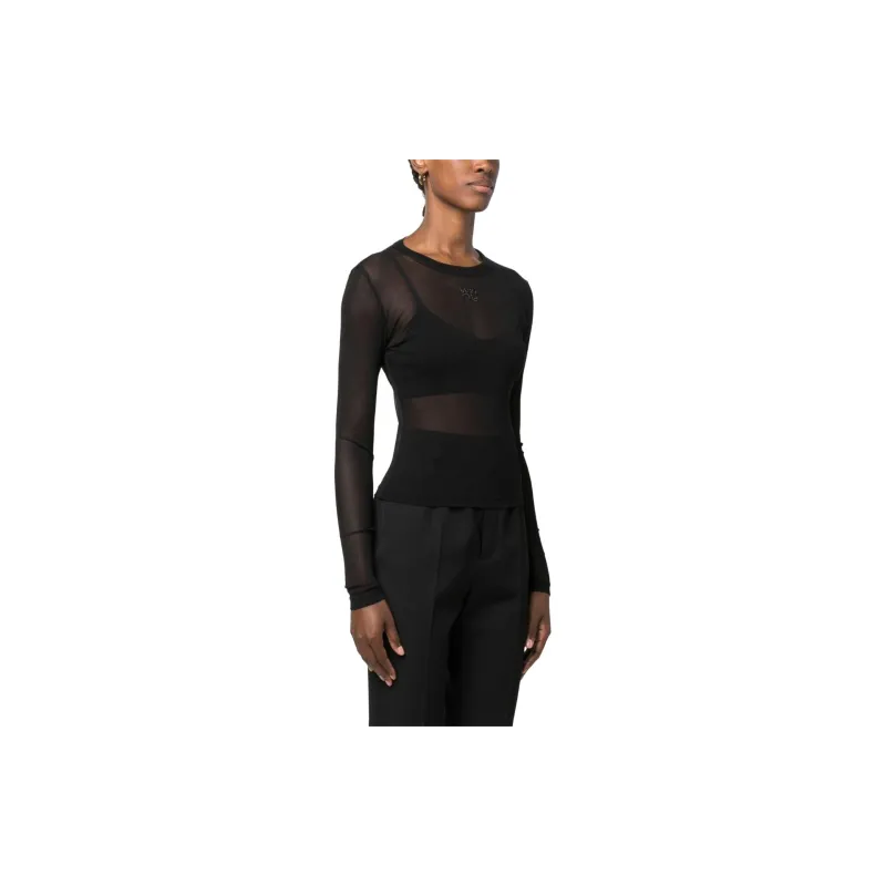 alexander wang Semi-sheer Mesh Top-1