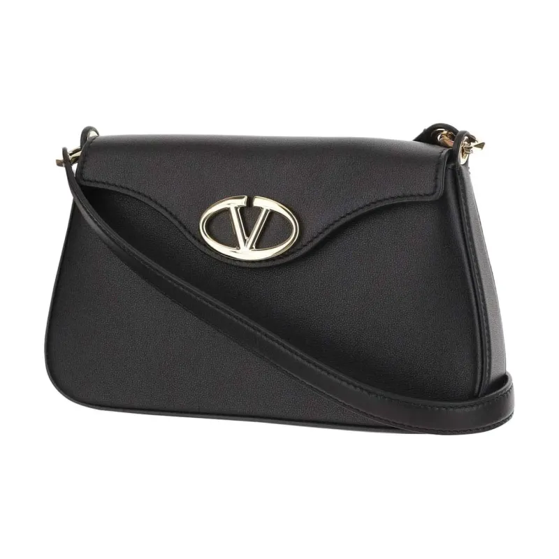 Valentino GARAVANIVlogo Calfskin Crossbody Bag, Shoulder Bag Women's Black-1