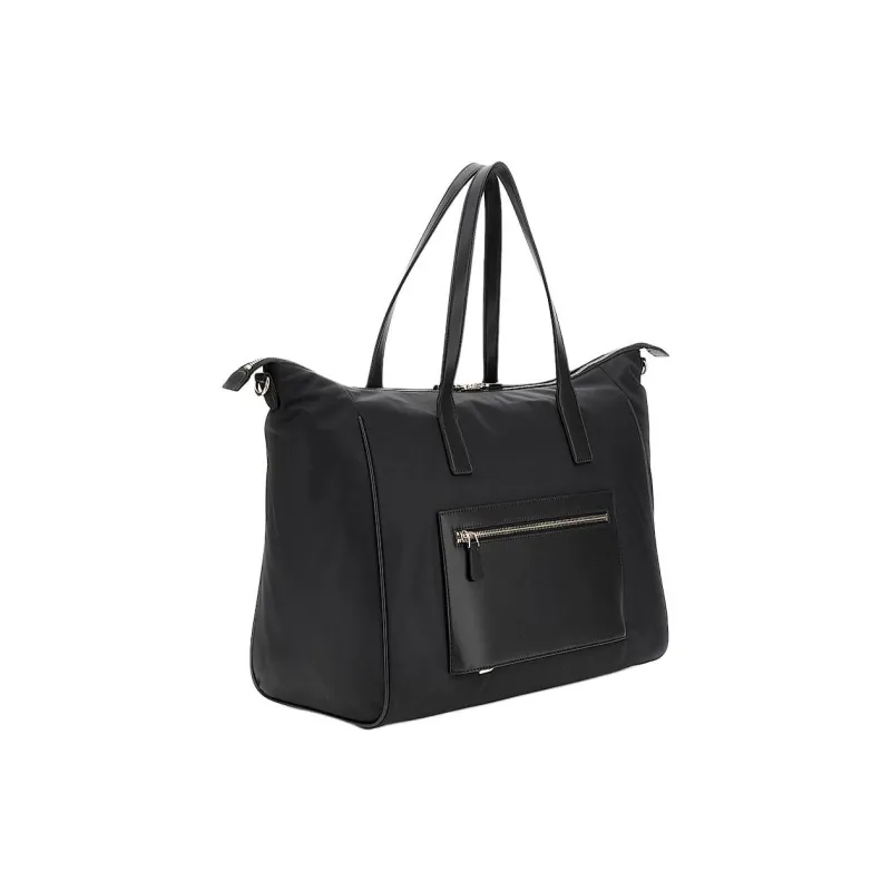 GUESS Nylon Tote Bag Shopping Bag Handbag Women's Black-1