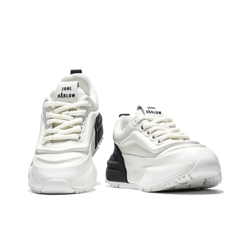 JANE HARLOW Low-Top Casual Shoes Men's White Gray-10
