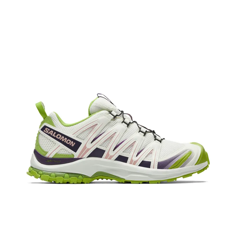 SALOMON XA PRO 3D Anti Slip Wear Resistant Low Top Trekking Shoes Unisex White Green-1