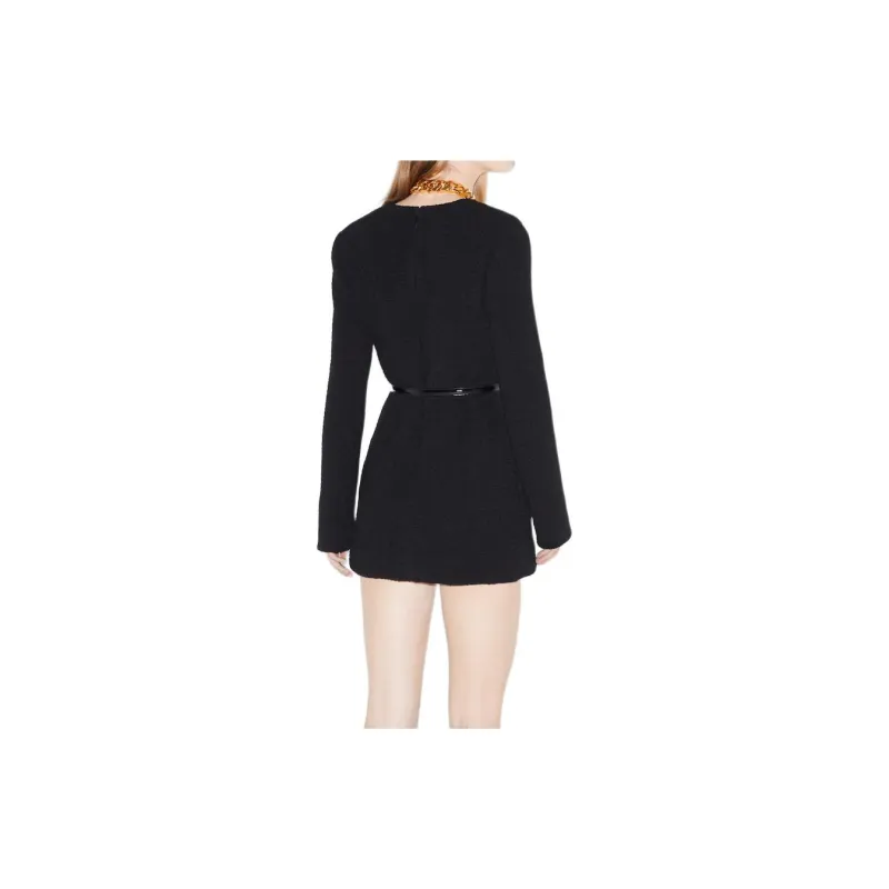 GUCCI Long Sleeved Dresses Women's Black-3