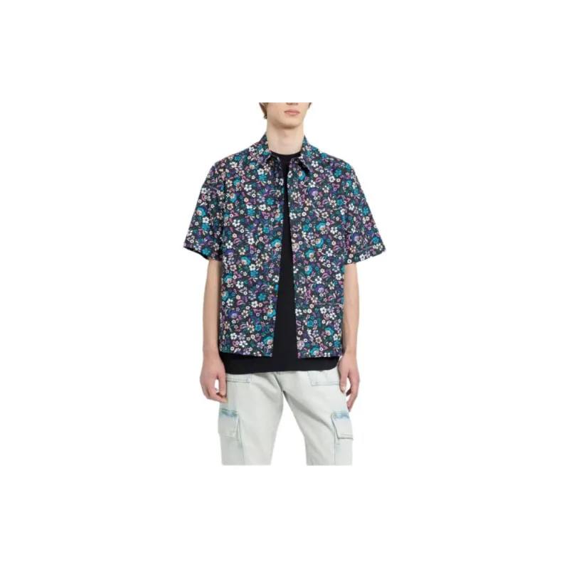 OFF WHITE Shirt Men's Dark Blue-4
