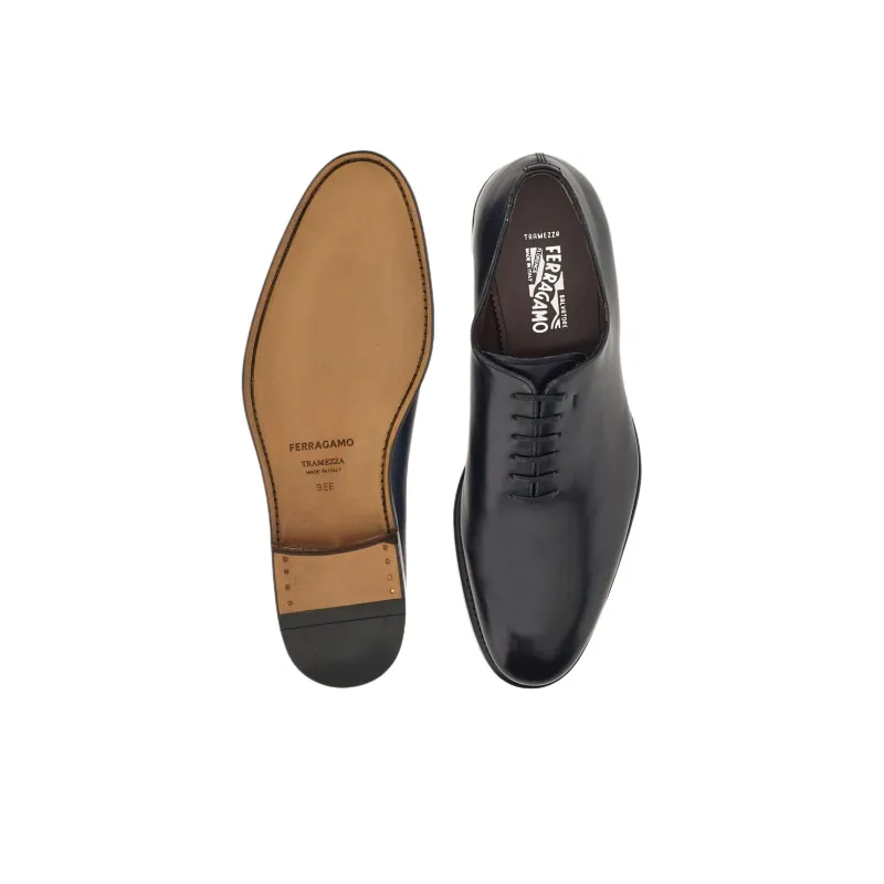 FERRAGAMO Tramezza Dress Shoes Men's Black-6