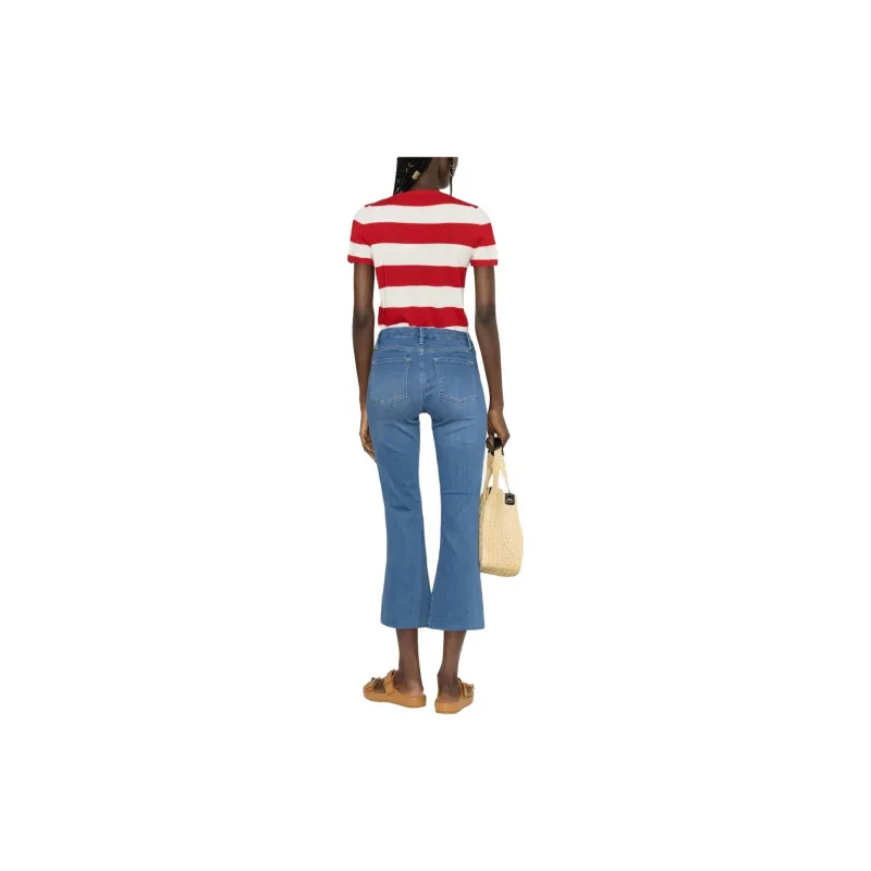 FRAME Mid Rise Cropped Jeans-2