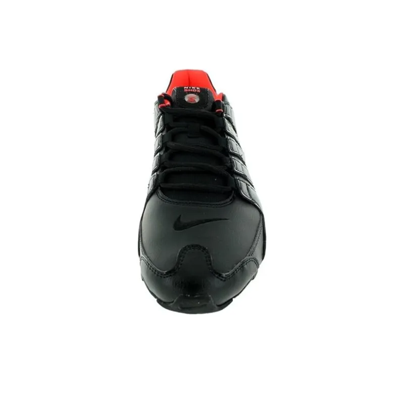 Nike Shox Nz Black Bright Crimson-2