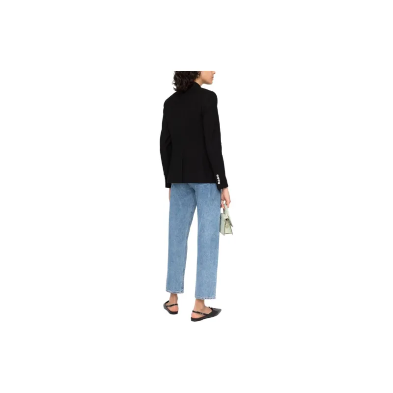 Lauren Ralph Lauren Embroidered logo Single breasted Blazer-1