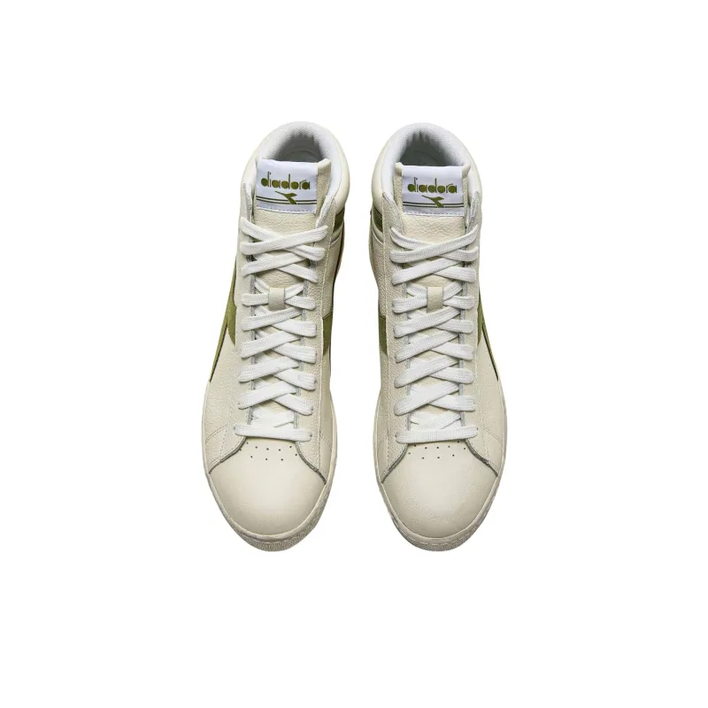 diadora Game L High Waxed Suede Pop 'White Fern'-2