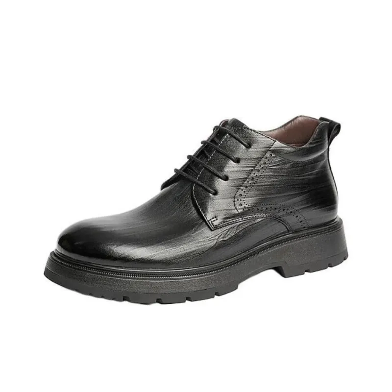 BELLE Dress Shoes Men's Black Unlined Lining-1
