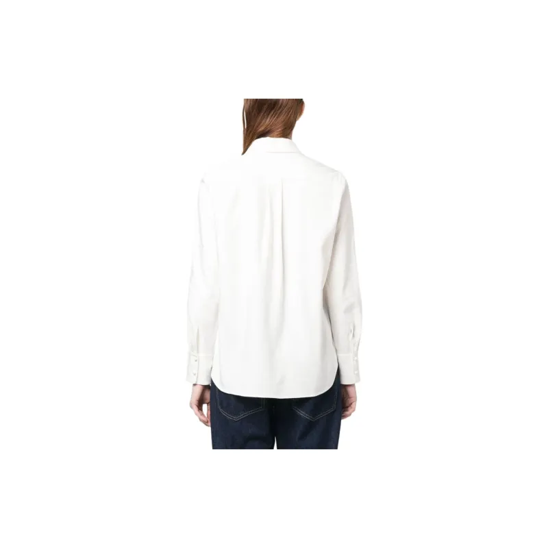 Chloé Lace Detailed Long Sleeved Shirt-2