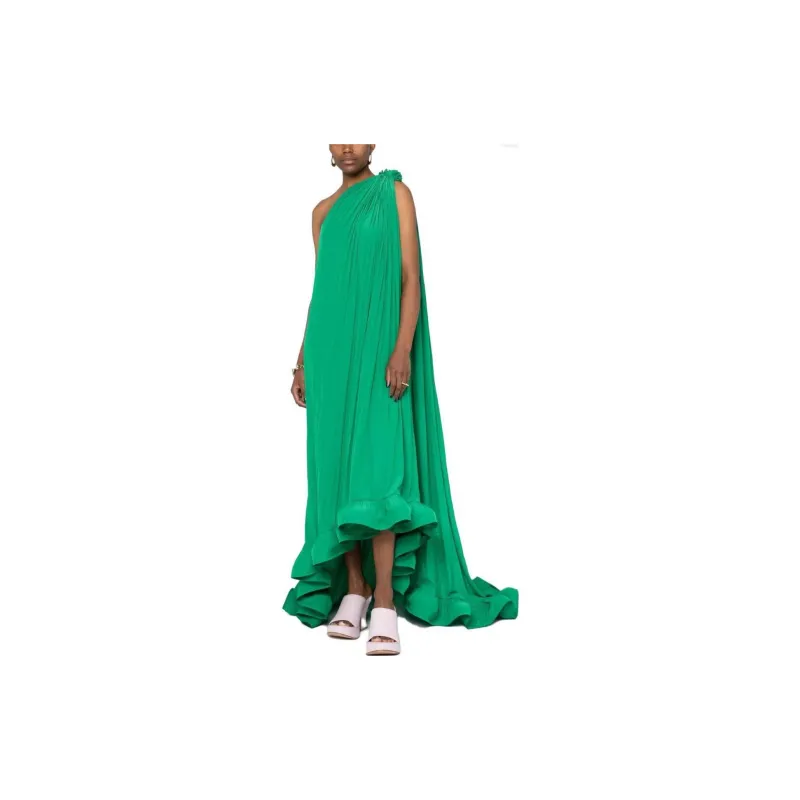 Lanvin Sleeveless Dress Women's Green-1